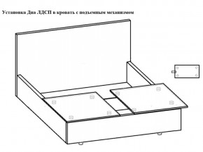 Кровать Токио норма 180 с механизмом подъема и дном ЛДСП в Сургуте - surgut.magazinmebel.ru | фото - изображение 5