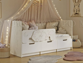 Кровать Юниор-4 800х1600 Шарли Белый в Сургуте - surgut.magazinmebel.ru | фото