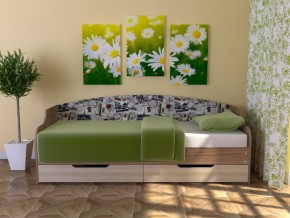 Кровать Юниор Тип 2 Микровелюр-марки 800х1600 в Сургуте - surgut.magazinmebel.ru | фото