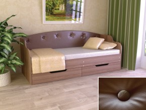 Кровать Юниор Тип 2 шимо темный/арабика 800х1600 в Сургуте - surgut.magazinmebel.ru | фото - изображение 1