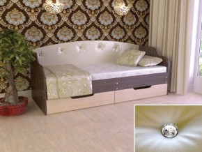 Кровать Юниор Тип 2 Венге/дуб молочный 800х1600 в Сургуте - surgut.magazinmebel.ru | фото - изображение 1