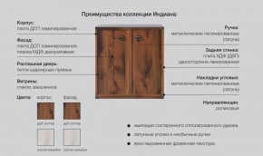 Спальня Индиана Дуб Саттер в Сургуте - surgut.magazinmebel.ru | фото - изображение 2