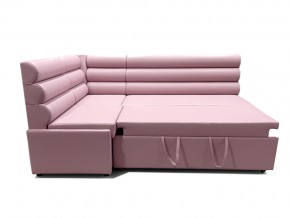 Угловой диван Призма Валики со спальным местом розовый в Сургуте - surgut.magazinmebel.ru | фото - изображение 3